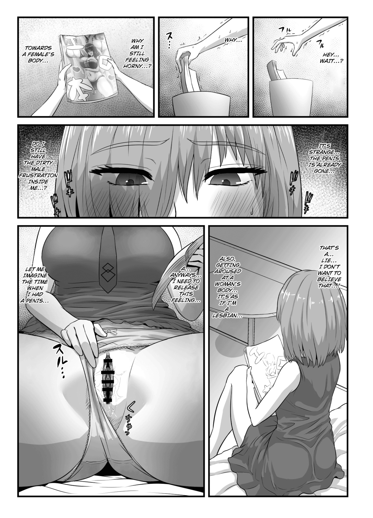 Hentai Manga Comic-Mash Who Was Supposed To Be Pure Fell To The Futanari Temptation 4-Read-44